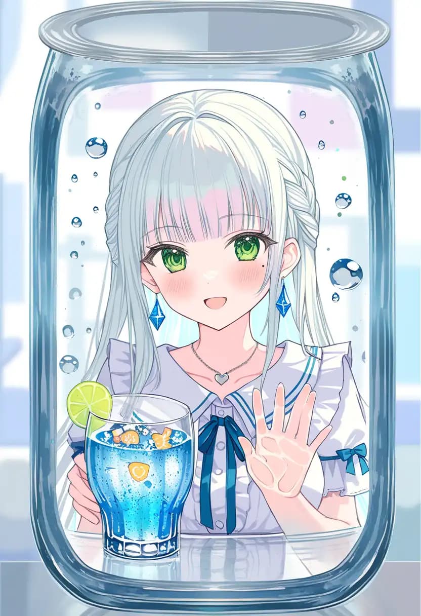 麻宮サキのAIイラスト